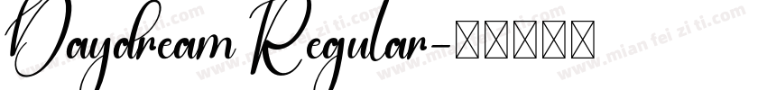 Daydream Regular字体转换